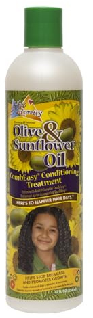 Sofn'Free n'Pretty Olive & Sunflower Oil CombEasy Conditioning Treatment 12 oz Single