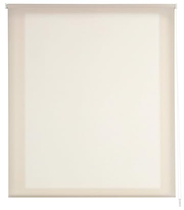 Estoralis | Stannis | Estor Enrollable Diseño Moderno | Tejido Screen 5% Apertura | Beige | 110 x 180 cm (Ancho/Alto) Tamaño Tela 107 x 175 cm | Estores para Ventanas y Puertas
