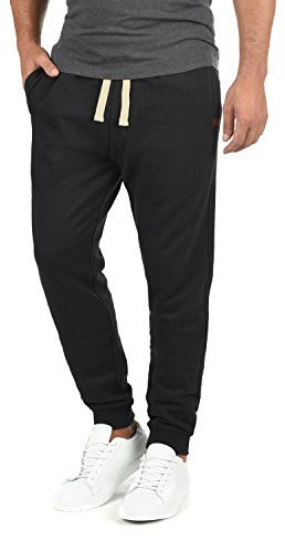 BLEND BHTilo Homme Pantalon de Jogging Pantalon de Sport avec intérieur en Polaire Cordon de Serrage Poches latérales Mélange de Coton Regular Fit, Taille:XL, Couleur:Black (70155)