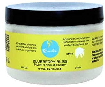Curls Blueberry Bliss Twist n Shout Cream 8 oz by Curls
