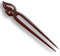 ISLAND PIERCINGS Haarnadel Haargabel Handarbeit aus Holz, 18cm, 1 stück (1er Pack), Unisex, Frauen, Haarschmuck, Haarbefestigung, Dekorativ