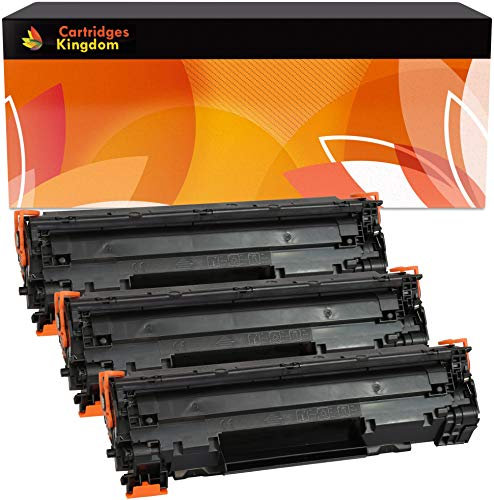 CARTRIDGES KINGDOM 3-er Pack Toner kompatibel zu HP CE285A 85A für HP Laserjet Pro P1100 P1102 P1102w M1210 M1212 M1212nf M1217nfw M1130 M1132 M1136 Canon i-SENSYS LBP6000 LBP6000B LBP6020 MF3010