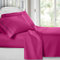 Clara Clark Luxury Soft Bedding Sheets & Pillowcases Bettwäsche-Set für Doppelbett, gebürstet, Tiefe Taschen, Mikrofaser, Magenta, King