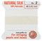 Griffin - Corda per perline in seta, 0,45 mm, n. 2, 2 m, colore: Bianco