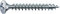 SPAX Universalschraube, 3,5 x 25 mm, 1000 Stück, Kreuzschlitz Z2, Linsensenkkopf, Vollgewinde, 4CUT, WIROX A3J, 0241010350255