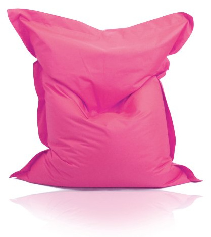 Kinzler S-10026/12 XXL Riesensitzsack, 140x180 cm, Sitzsack Outdoor Indoor, in vielen verschiedenen Farben, mit Innensack, pink