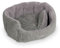 Nobby 71552 Komfortbett Oval Ceno für Hunde oder Katzen, L x B x H: 86 x 70 x 24 cm, grau/grau