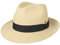 Mayser Albenga Panama Bogarthut Panamahut Strohhut Sommerhut Sonnenhut Herren - Made in The EU mit Ripsband, Ripsband Frühling-Sommer Sommer - 56 cm Natur