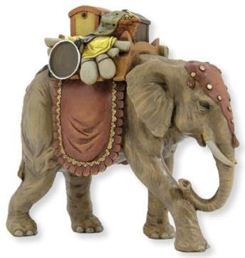 Unbekannt Krippenfiguren Elefant LxBxH 27x15x25cm geeignet für 19cm Figuren
