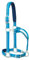 Weaver Leder Nylon Reflektierende Verstellbare Horse Halfter, durchschnittliche, blau, gepolstert