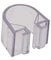 hansgrohe Schelle für Casetta Seifenschale, Durchmesser 22 mm, 96189000