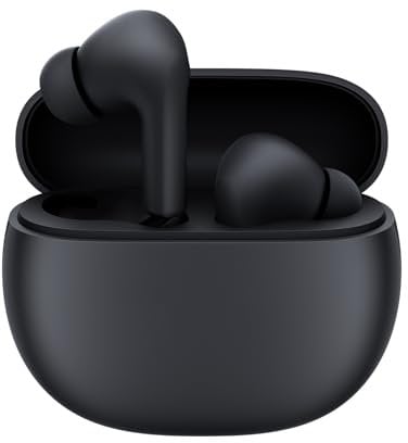 Xiaomi Redmi Buds 4 Active Auricolare wireless Bluetooth 5.3, Batteria Fino a 28 Ore, Cuffie Bluetooth Controllo Tattile Riduzione del Rumore Resistente a Polvere e Acqua IPX4, Nero