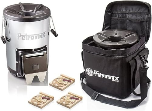 Petromax Raketenofen rf33 inkl.Tasche + 3x Feuerkit