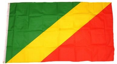 Fahne/Flagge Kongo Brazaville 90 x 150 cm Flaggen