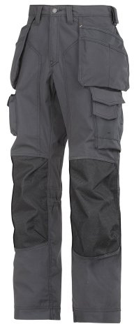 Snickers 32235804148, Floor Layer Trousers - Steel Grey/Black ,148, Long 148 (W33 L34)