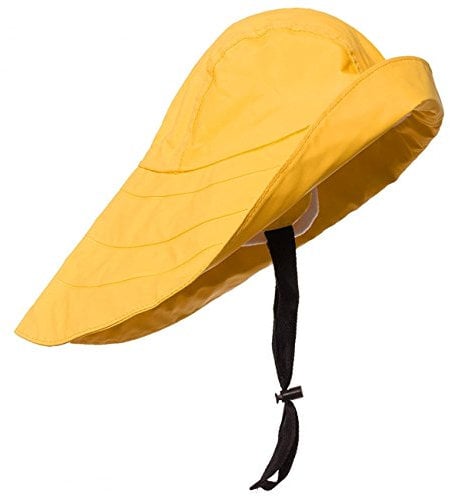 Modas Südwester aus PVC mit Innenfutter, Farbe:gelb, Größe:M