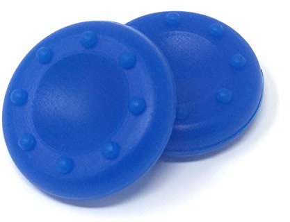 Gommini coprilevette per controller, per PS4, PS3, Xbox One, Xbox 360, colore blu, 2 pezzi