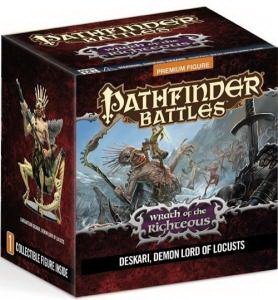 Pathfinder Battles: Wrath of the Righteous: Gargantuan Demon Lord Deskari by Paizo Publishing / WizKids Games (English Manual)