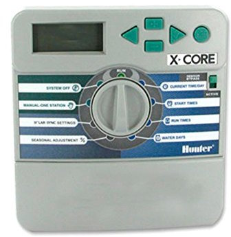 Programador de riego automático eléctrico de 4 estaciones interior y de hunter