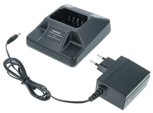 vhbw Ladegerät kompatibel mit Motorola GP600 | GP88, GP300 Funkgerät - Ladestation + Netzteil, 5 V