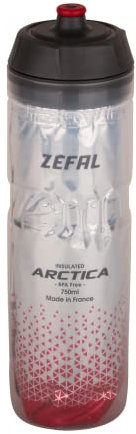 ZEFAL ZLBL165D Bouteille Thermique Arctica Argent/Rouge Mixte Adulte, 75 cl