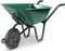 The Bristol Tool Company Super Mucker Green Plastic Wheelbarrow - 120 Ltr / 150kg | Pneumatic Wheel - Best for rough terrain with Comfortable Hand Grip Wheel Barrow