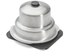 De Buyer Schutzschieberschlitten + Schieber, Edelstahl, grau, 12.8 x 11.6 x 9.2 cm, 2-Einheiten