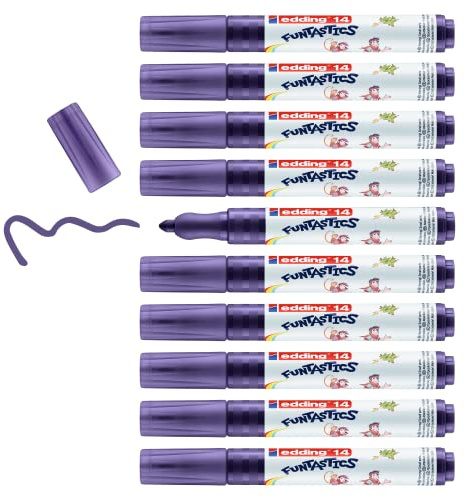 edding 14 Funtastics Fibre Pen - Purple (Box of 10)