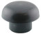 ø 100 chapeau de ventilation pvc gris ardoise