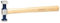 KS TOOLS KSTools 140.2138 Marteau Postillon Standardpanne Plate en Acier Poli Manche Hickory