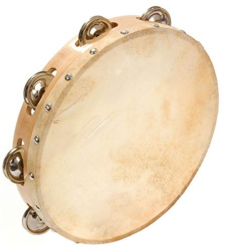 Percussion Plus Tamburin 10 Zoll/25,4 cm 8 Schellen