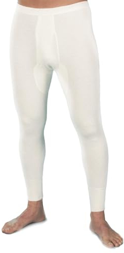 Medima Herren Hose lang mit Eingriff - Angora 50