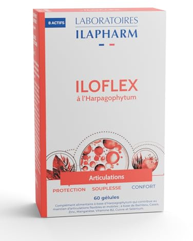 Laboratoires Ilapharm - Iloflex a l'Harpagophytum - Raideurs Articulaires - La Boîte de 60 gélules