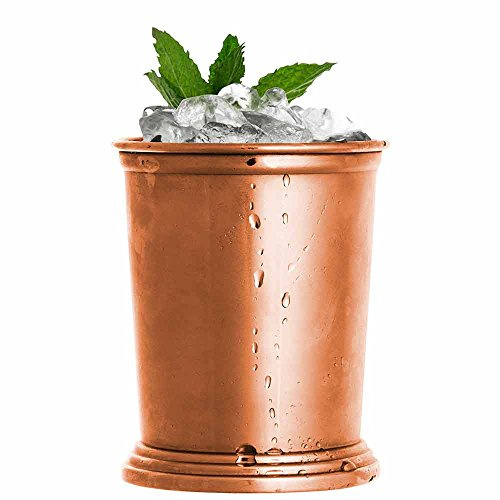 Copper Julep Cup 41cl - Premium Copper Plated Japanese Steel Cocktail Cup for Serving Mint Juleps