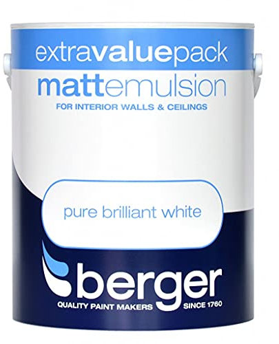 Berger Vinyl Matt 3L Pure Brilliant White