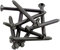 Pack of 10 x British General NFS38/10BN M3.5 x 38mm Rasied Countersunk Switch & Socket Screws - Black Nickel