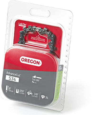 Oregon 8-Inch Semi Chisel Chain Saw Chain Fits Troy-Bilt S34