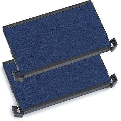 Trodat 83457 Replacement Ink Pad - Blue (Pack of 2), 4926