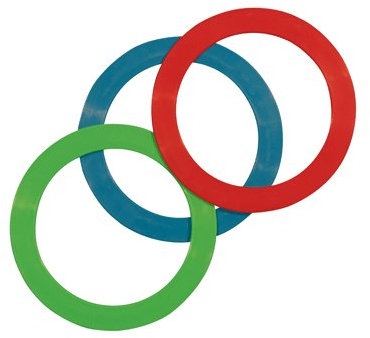 Générique Anneaux Jonglage Assorti - Set De 12 Pieces [Jouet]