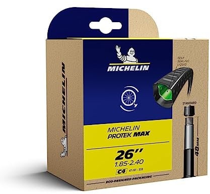 Michelin Protex MAX Camara, Deportes y Aire Libre, 26´´ 47/58-559, AV 35 mm, 26x1.85/2.30