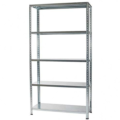 GRIMA - SCAFFALE in metallo ZINCATO 100 X 40 X 187h Portata 400 Kg