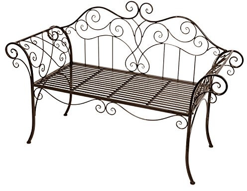 2-Sitzer Gartenbank Viva La France aus Metall