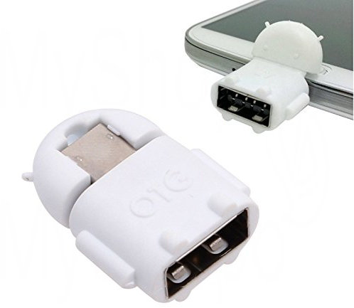 Micro USB OTG – Adaptador OTG micro USB macho a USB hembra hembra OTG Android Robot Robot para ZOPO ZP998