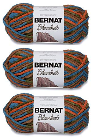 Bernat Bulk Buy: Blanket Yarn (3-Pack) Cozy Cabin 161200-100