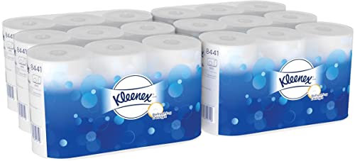 Kleenex 8441 Toilettenpapier Tissue 2-lagig hochweiß 6x6 Rollen 600 Bl