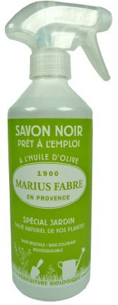 Marius Fabre : Schwarze Flüssigseife in Zerstäuber, 500 ml (speziell für den Garten)