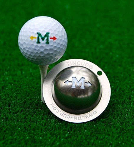 Tin-Cup Unisex Adult ALPHA PLAYERS CUP M Golf Ball Marker - Steel, One Size