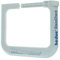 hedue® GlassCheck - Glasdickenmesser, Dickenlehre zur Messung der Glasstärke von Scheiben & Isolierverglasung, Dickenmesser 0-120 mm