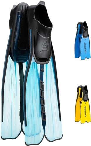 Cressi Rondinella, Pinne da Nuoto, Unisex - Bambino, Blu/Acquamarina, 35/36