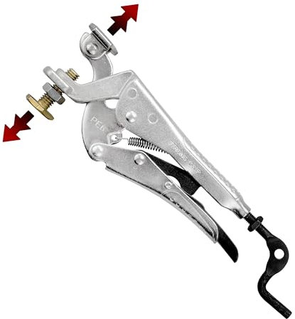 Strong Hand Tools, Expand-O Pliers, 6.5, Reverse-Action Clamping Pliers, Clamping Pressure: 500 LBS (227 kg), Min: 1 (25 mm), Max 1-3/4 (45 mm), PE6